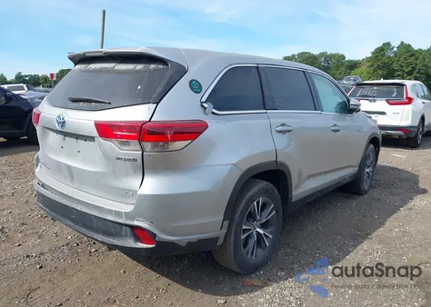 2019 Toyota Highlander Hybrid Le из США, поврежденный, VIN 5TDBGRFH8KS057049